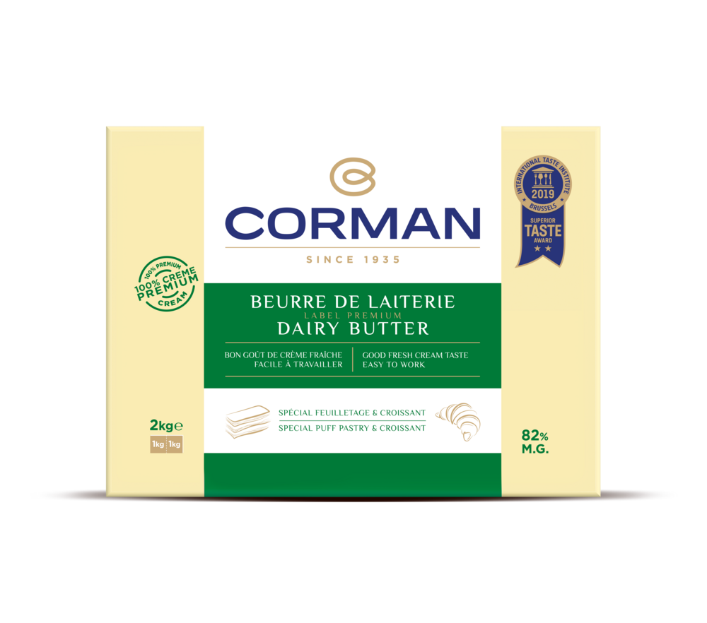 BURRO DI LATTERIA 82% KG 2 CROISSANT