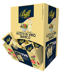 Aceto di Vino Bianco Biffi Monodose - 198 bustine da 5ml