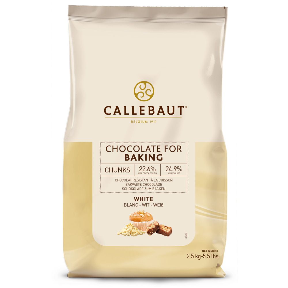 CIOCCOLATO CHUNKS BIANCO KG 2.5 BARRY CALLEBAUT