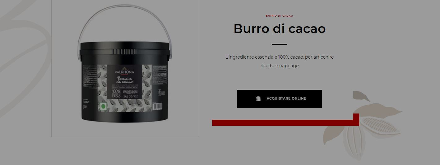 BURRO DI CACAO KG. 3 VALRHONA