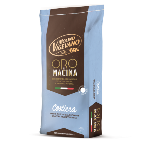 FARINA COSTIERA TIPO 0 KG.25 W270-290 " X PIZZA LIEVITAZIONE 24/48 ORE" MOLINO VIGEVANO
