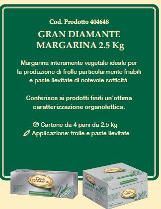 MARGARINA DIAMANTE CAKE KG. 10 VANDERMOORTELE