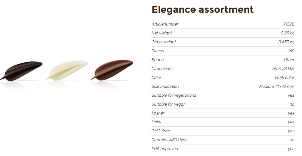 ASSORTIMENTO ELEGANTE (160 pcs)
