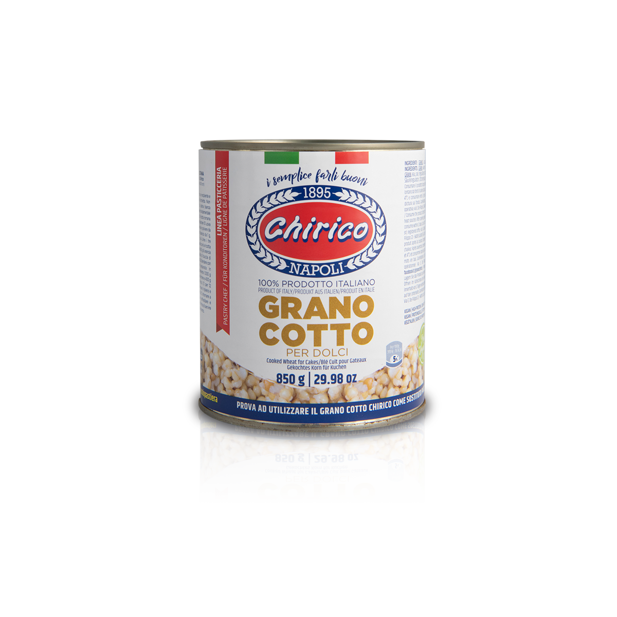 GRANO PASTIERA CHIRICO LATTINA 850 GR CONF. 12 PZ