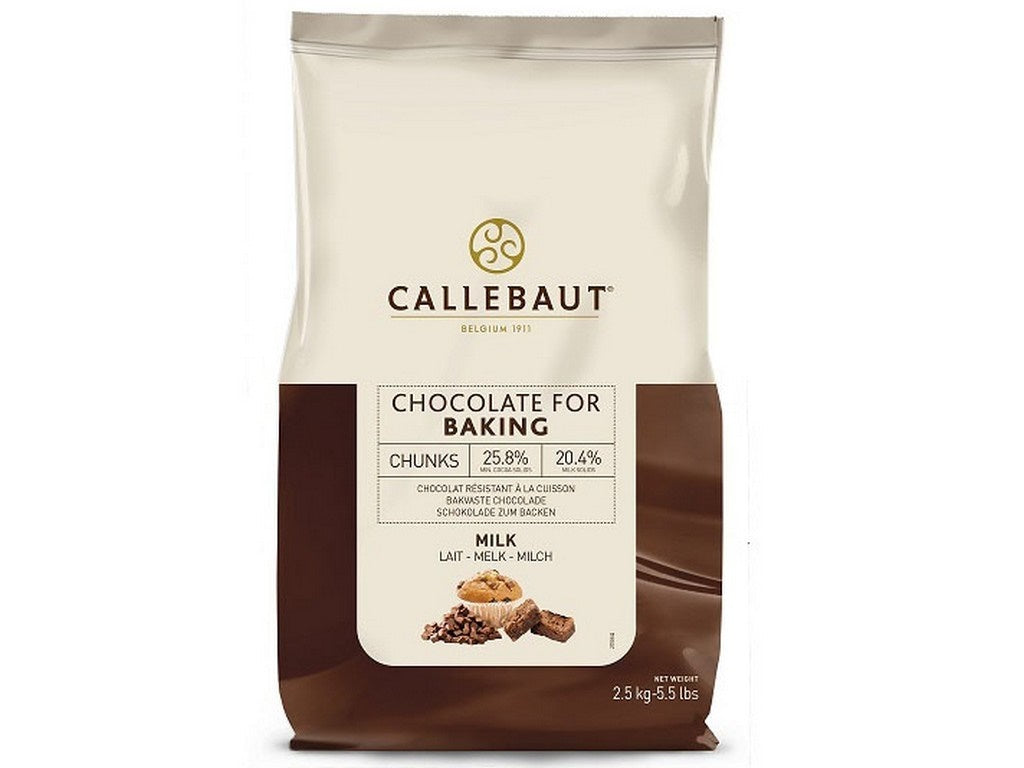 CIOCCOLATO CHUNKS LATTE 2.5 KG BARRY CALLEBAUT
