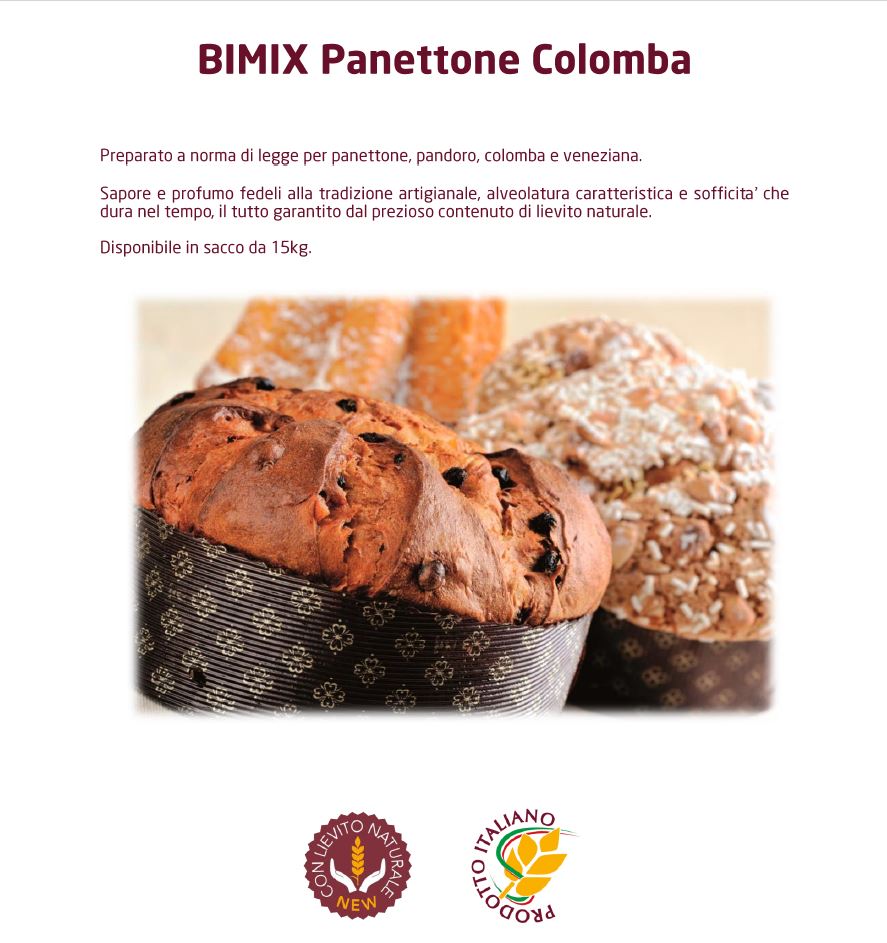 MIX PANETTONE COLOMBA KG.15 AB MAURI