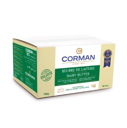 BURRO DI LATTERIA 82%PANETTONE/COLOMBA BLOCCO DA 10 KG CORMAN