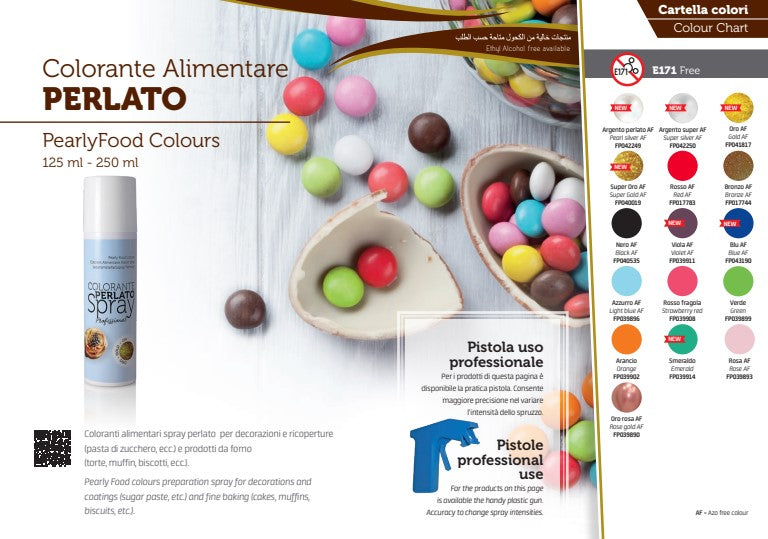 COLORANTE ALIMENTARE SPRAY PERLATO SOLCHIM