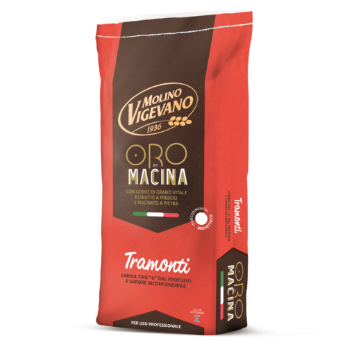 FARINA TRAMONTI TIPO 0 KG.25 W330-360"X PIZZA LIEVITAZIONE 12/24 ORE"