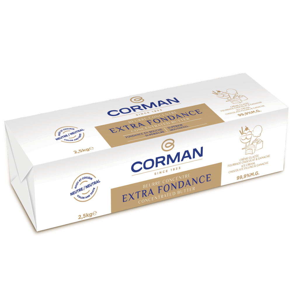 BURRO GELATERIA CONCENTRATO EXTRA FOND.99.9% KG 2.5 CORMAN
