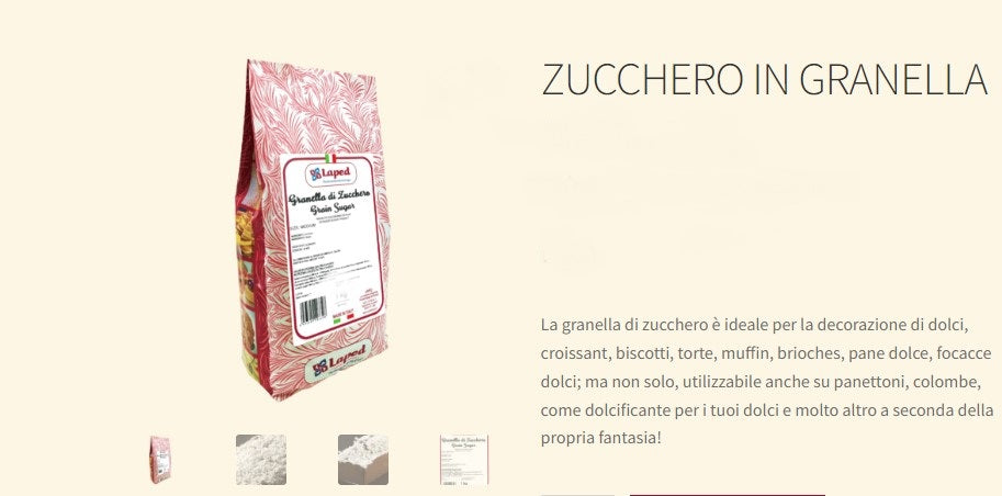 ZUCCHERO IN GRANELLA MEDIA KG.10