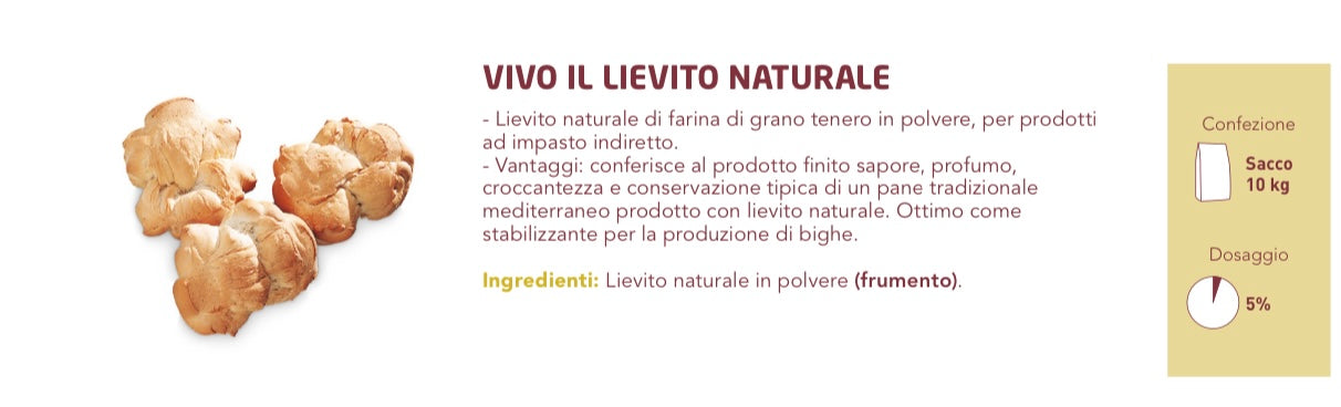 LIEVITO VIVO NATURALE KG.10 AB MAURI