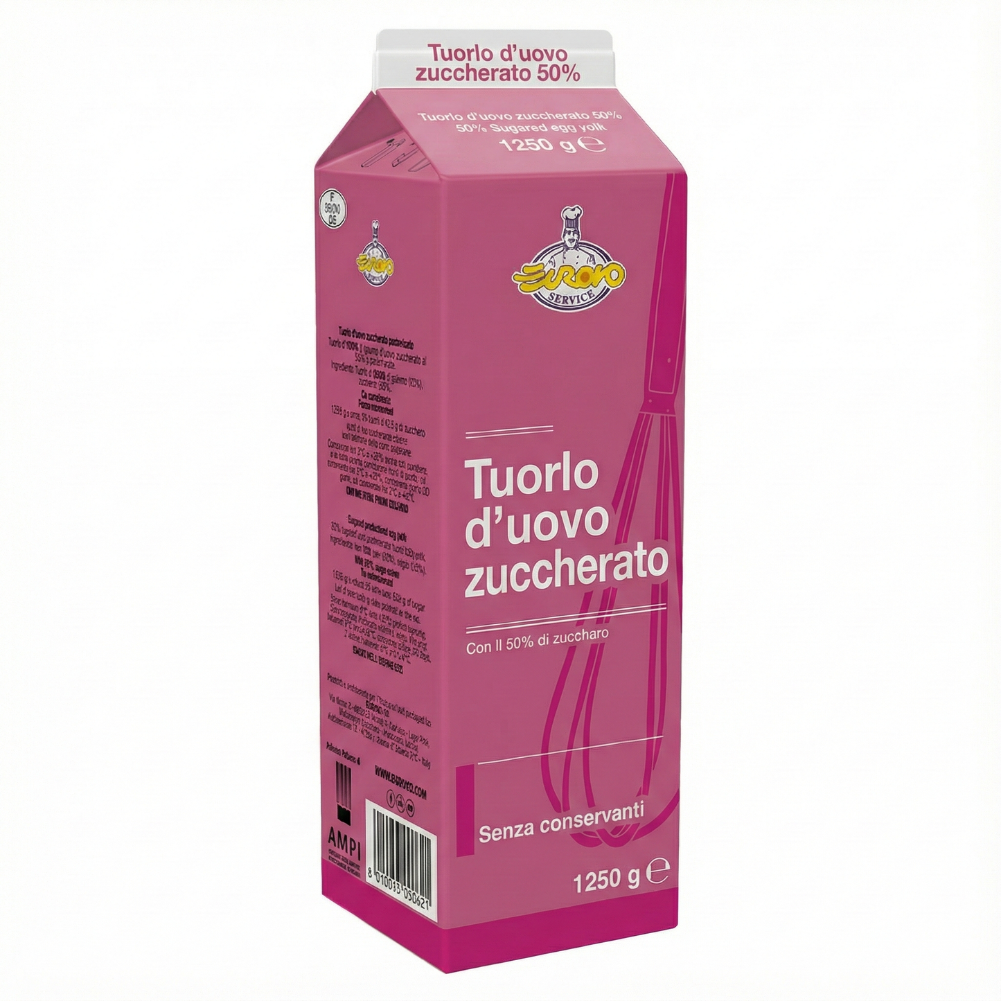 TUORLO FRESCO ZUCCHERATO KG.1.25 EUROVO