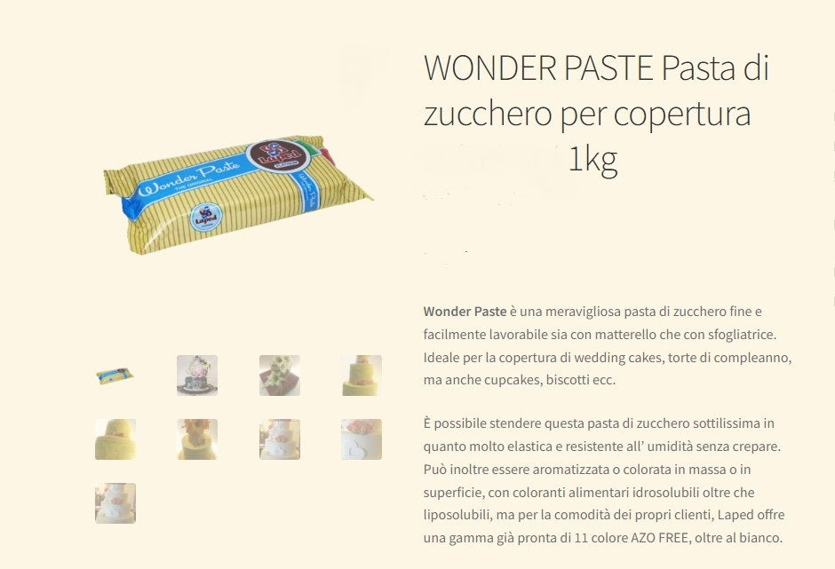 WONDER PASTE VERDE KG. 1