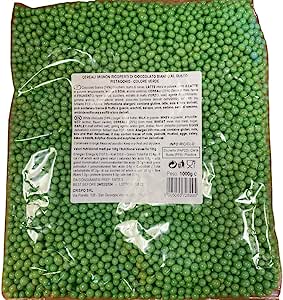 CEREALI MIGNON CIOCCOLATO BIANCO  AL PISTACCHIO VERDE 1 KG