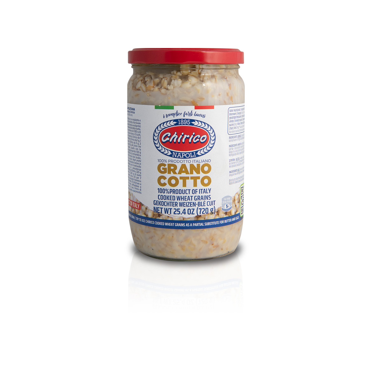 GRANO PASTIERA CHIRICO FLACONE IN VETRO 720GR