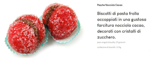 PESCHE NOCCIOLA CACAO Kg.0,95