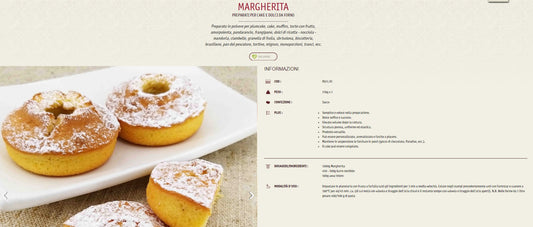 MIX PLUM-CAKE E DOLCI FORNO MARGHERITA KG 15  CRESCO