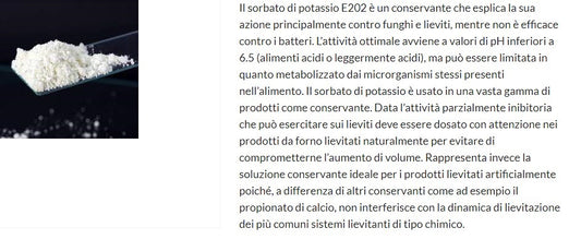 POTASSIO SORBATO E202 GR 500 SILEA