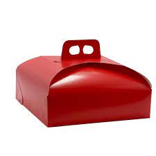 SCATOLA PORTA TORTA ROSSA 55X45  PZ1 NOVASERVICE