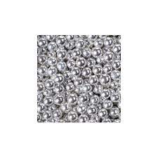 DECORAZIONE ZUCCHERO SFERE ARGENTO MM.4.5  GR 900 AMBRAS