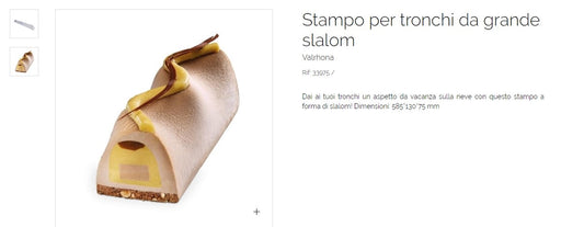 STAMPO SLALOM GRANDE "54 X 9 X 7 CM" VALRHONA