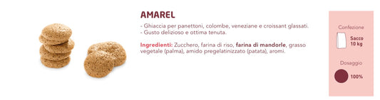 GLASSA PANETTONE/COLOMBA AMAREL KG. 10 AB MAURI