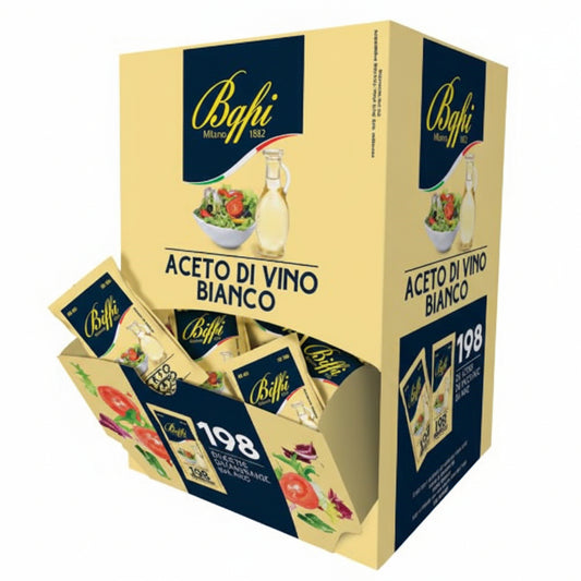 Aceto di Vino Bianco Biffi Monodose - 198 bustine da 5ml