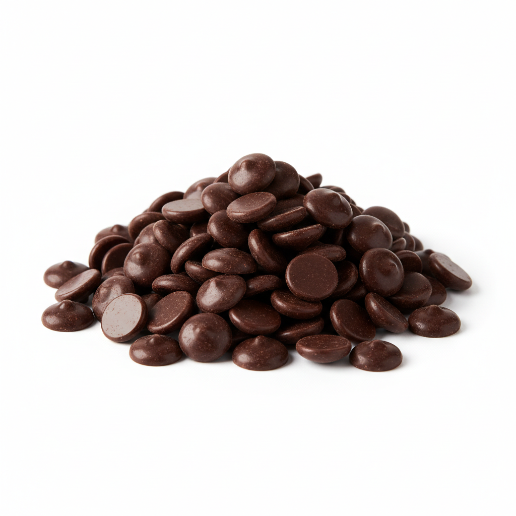 cioccolato per copertura fondente in pastiglie