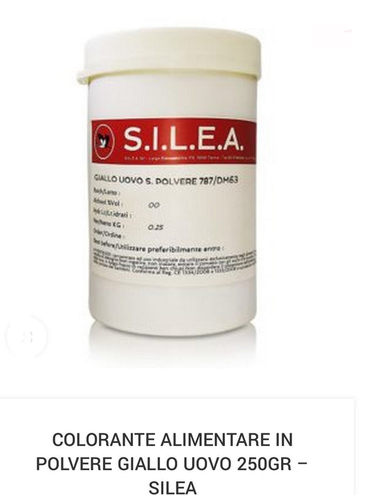 GIALLO UOVO POLVERE KG.0.250 SILEA