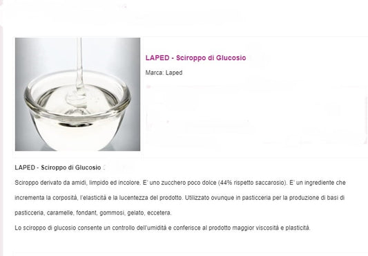 SCIROPPO DI GLUCOSIO SECCHIO KG 5 LAPED