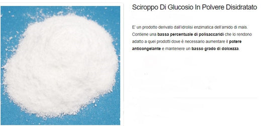 SCIROPPO DI GLUCOSIO DISIDRATATO (POLVERE) KG 20 LAPED