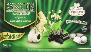CONFETTI  SNOB LIQUIRIZIA E MENTA  KG. 0.500